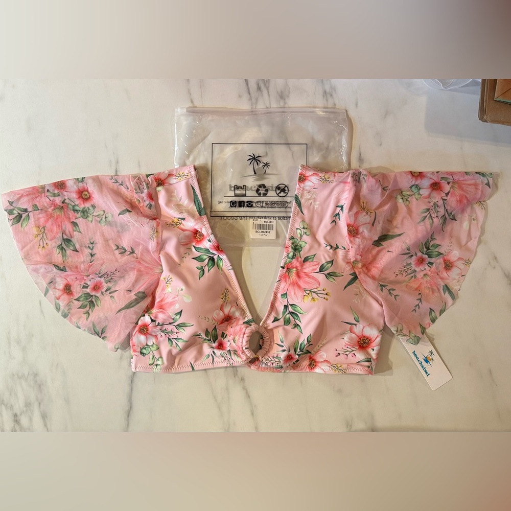 Floral Pink Bikini
